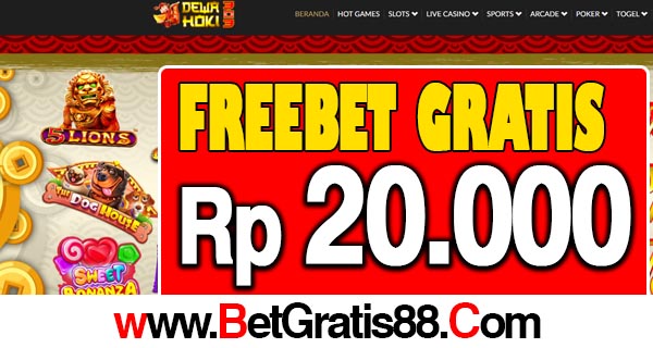 DewaHoki303 Freebet Gratis Rp 20.000 Tanpa Deposit