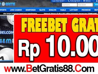 Gem8Game Freebet Gratis Rp 10.000 Tanpa Deposit