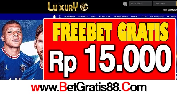 Luxury918 Freebet Gratis Rp 15.000 Tanpa Deposit