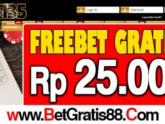 SLOT135 Freebet Gratis Rp 25.000 Tanpa Deposit