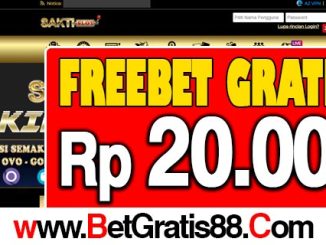 SaktiSlot Freebet Gratis Rp 20.000 Tanpa Deposit