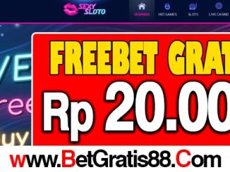 SexySloto Freebet Gratis Rp 20.000 Tanpa Deposit