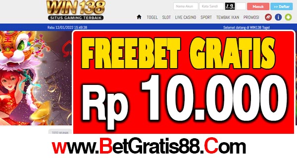 Win138 Freebet Gratis Rp 10.000 Tanpa Deposit