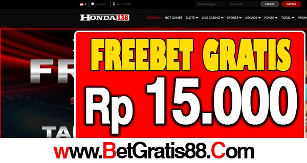 Honda138 Freebet Gratis Rp 15.000 Tanpa Deposit