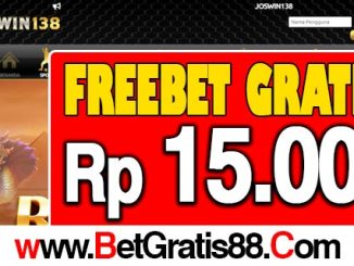 JosWin138 Freebet Gratis Rp 15.000 Tanpa Deposit