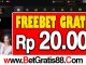 Pasti138 Freebet Gratis Rp 20.000 Tanpa Deposit