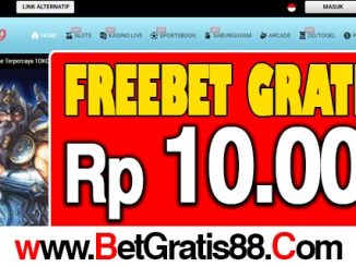 TokoBet99 Freebet Gratis Rp 10.000 Tanpa Deposit