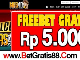 MAS4D Freebet Gratis Rp 5.000 Tanpa Deposit