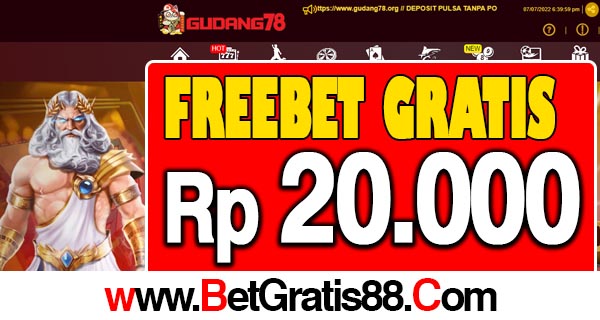 Gudang78 Freebet Gratis Rp 20.000 Tanpa Deposit