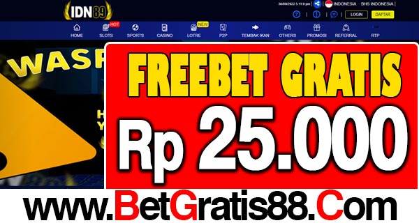 IDN189 Freebet Gratis Rp 25.000 Tanpa Deposit