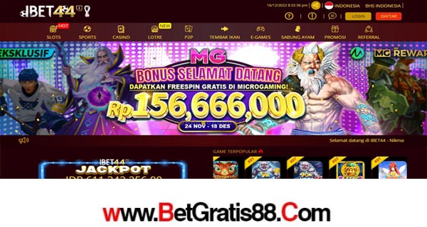 iBET44 BONUS SLOT 100% NEW MEMBER