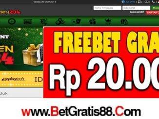 AGEN234 Freebet Gratis Rp 20.000 Tanpa Deposit