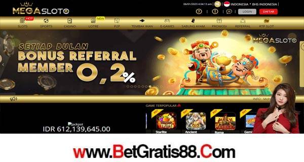 MEGASLOTO – PROMO SLOT BONUS 100% NEW MEMBER