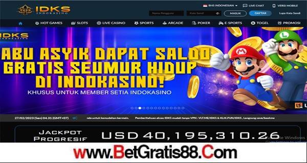 INDOKASINO BONUS SLOT 100% NEW MEMBER