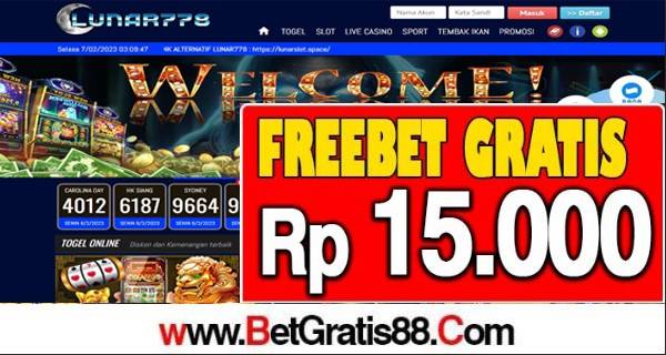 LUNAR778 Freebet Gratis Rp 15.000 Tanpa Deposit