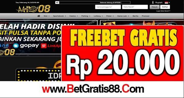 MPO08 Freebet Gratis Rp 20.000 Tanpa Deposit