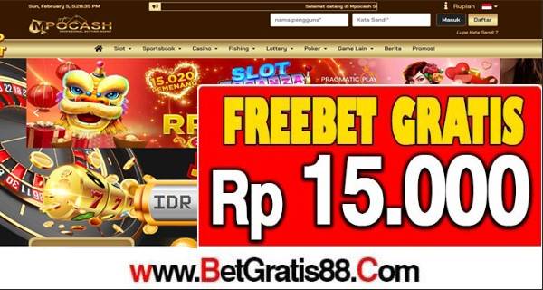 MPOCASH Freebet Gratis Rp 15.000 Tanpa Deposit