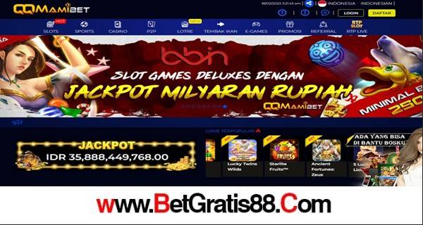 QQMAMIBET BONUS SLOT 100% NEW MEMBER