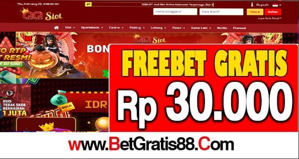 QQslot Freebet Gratis Rp 30.000 Tanpa Deposit