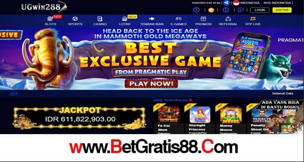 UGWIN288 BONUS SLOT 100% MEMBER BARU