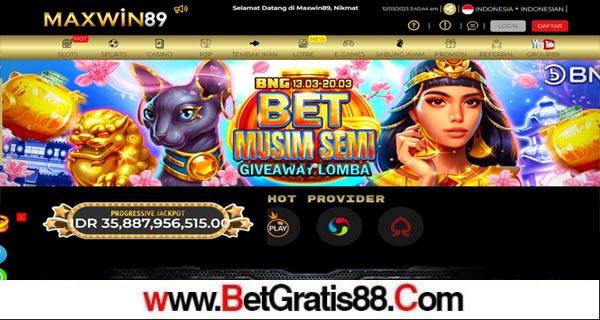 MAXWIN89 BONUS SLOT 100% NEW MEMBER