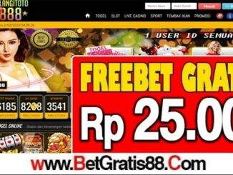 PELANGITOTO888 Freebet Gratis Rp 25.000 Tanpa Deposit