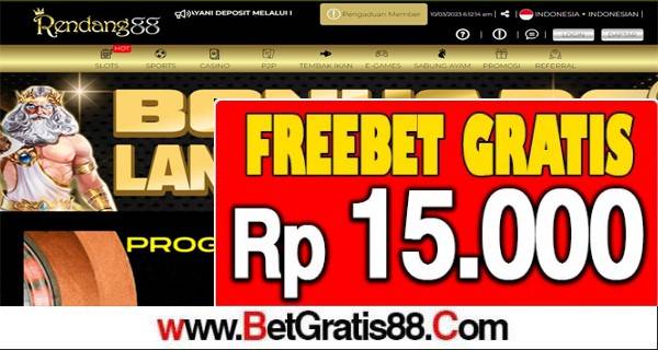 RENDANG88 Freebet Gratis Rp 15.000 Tanpa Deposit