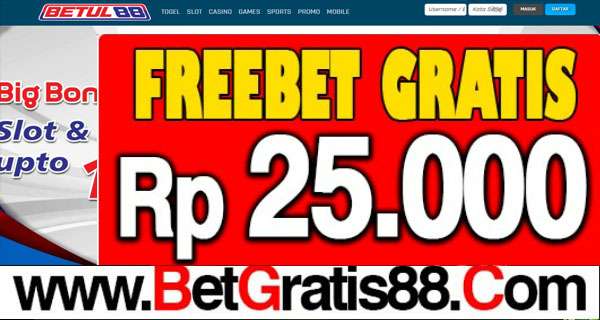 BETUL88 Freechip Gratis Rp 25.000 Tanpa Deposit