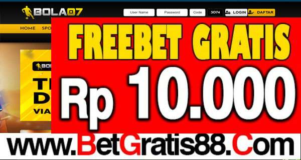 BOLA07 Freebet Gratis Rp 10.000 Tanpa Deposit