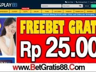 KSPLAY88 Freebet Gratis Rp 25.000 Tanpa Deposit