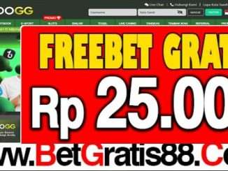 INDOGG Freebet Gratis Rp 25.000 Tanpa Deposit