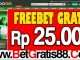 INDOGG Freebet Gratis Rp 25.000 Tanpa Deposit