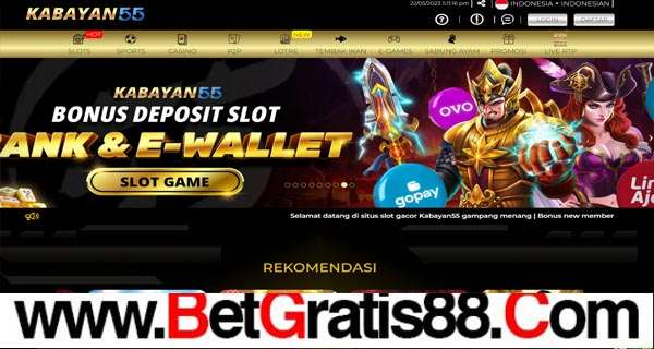 KABAYAN55 BONUS SLOT 100% MEMBER BARU