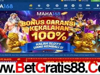 MAHA168 BONUS SLOT NEW MEMBER 100%