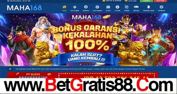 MAHA168 BONUS SLOT NEW MEMBER 100%