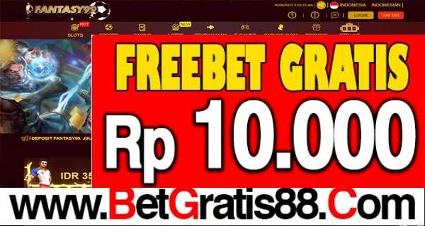 FANTASY99 Freebet Gratis Rp 10.000 Tanpa Deposit