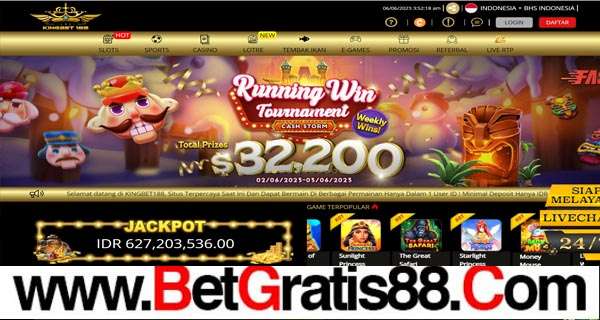 KINGBET188 BONUS SLOT 100% NEW MEMBER