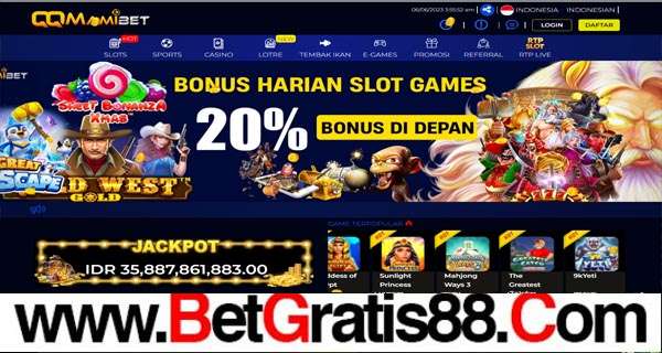 QQMAMIBET BONUS GAME SLOT 100% MEMBER BARU