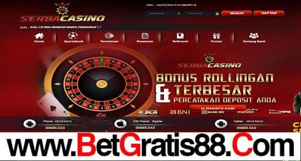 SERBACASINO Bonus New Member 20%