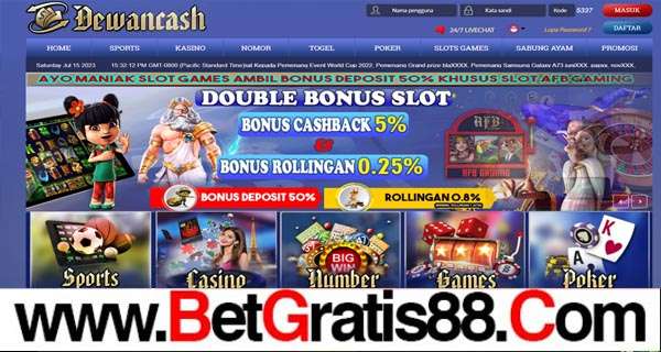 DEWANCASH BONUS GAME SLOT 50% NEW MEMBER