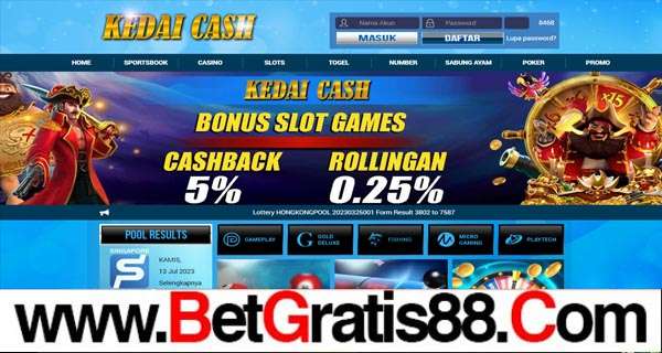 KEDAICASH BONUS SLOT 50% MEMBER BARU