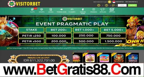 VISITORBET BONUS HARIAN SPESIAL SEMUA MEMBER