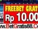 BURSABET Freebet Gratis Rp 10.000 Tanpa Deposit