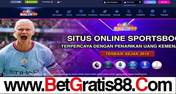 BALON99 BONUS DEPOSIT SLOT 100% BONUS