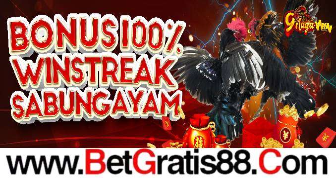 9NAGAWIN BONUS WINSTREAK SABUNG AYAM 100%