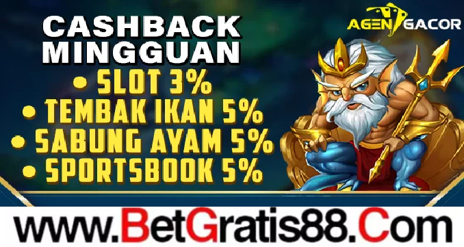 AGENGACOR CASHBACK MINGGUAN