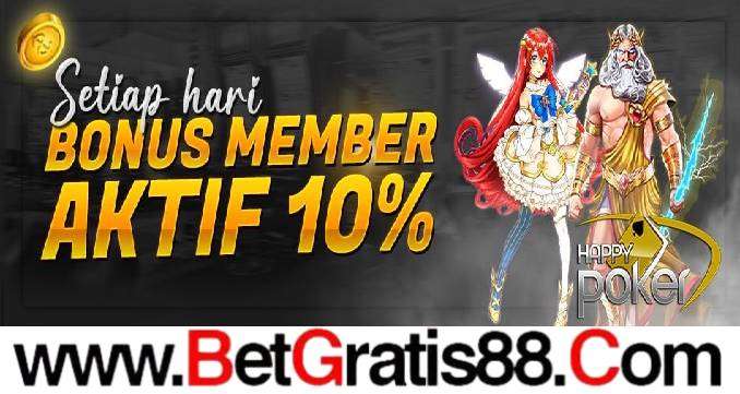 HAPPYPOKER BONUS 10% SETIAP HARI