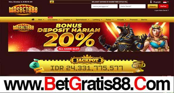 MASBET888 BONUS 20% NEW MEMBER