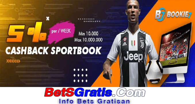 Bookie7 Freebet Gratis Rp 10.000 Tanpa Deposit