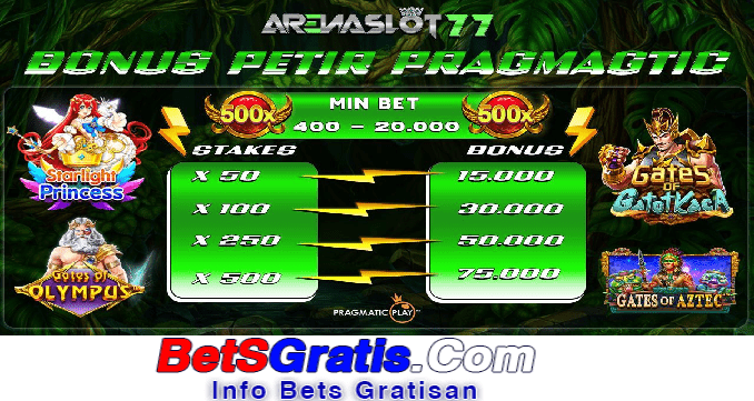 Arenaslot77 Freebet Gratis Rp 10.000 Tanpa Deposit